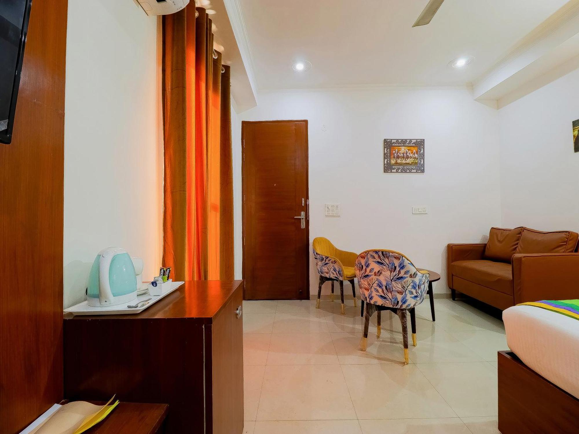 Badshahpur Treebo Rejoice 52 - 3Km From Huda City Metro Station מראה חיצוני תמונה