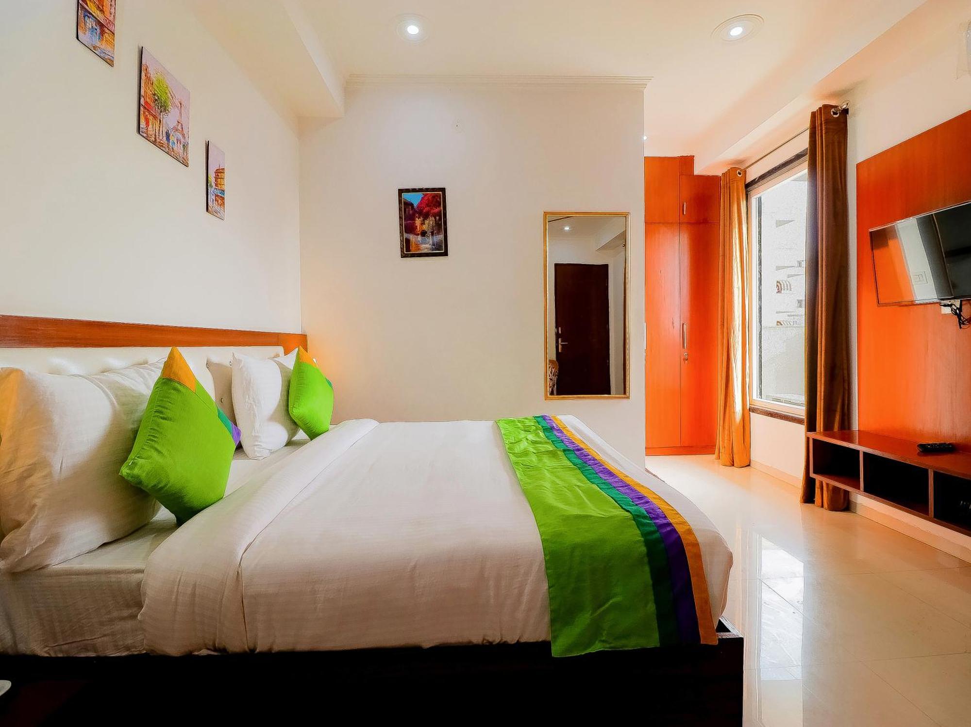 Badshahpur Treebo Rejoice 52 - 3Km From Huda City Metro Station מראה חיצוני תמונה